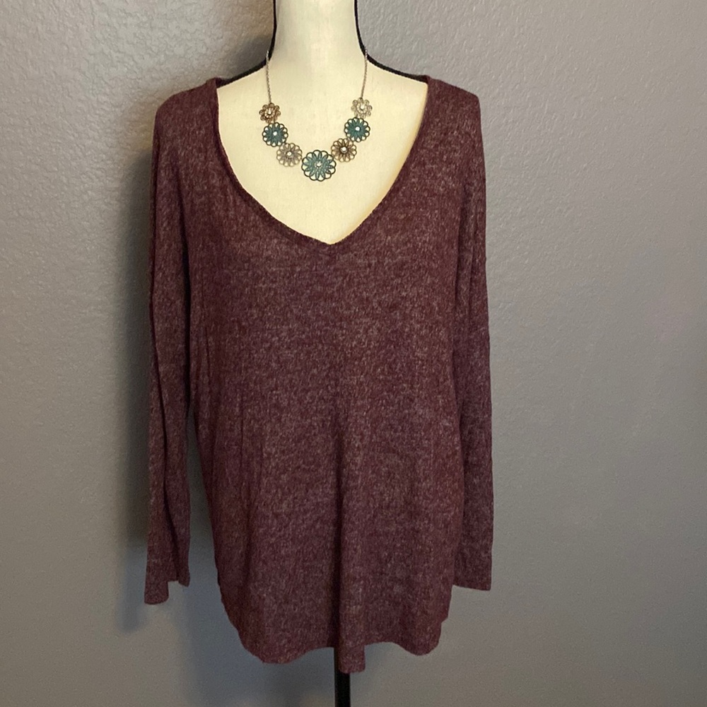 A New Day Burgundy Sweater size XXL